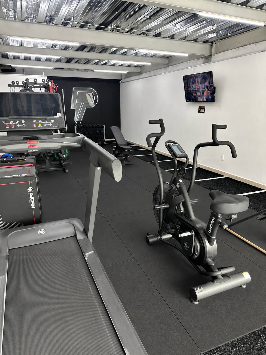 Treadmill and Lycan AssaultBike at FitPOD Vista Real